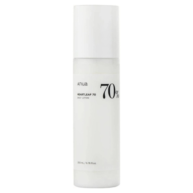 ANUA Heartleaf 70% Zklidňující a hydratační emulze na obličej 200 ml