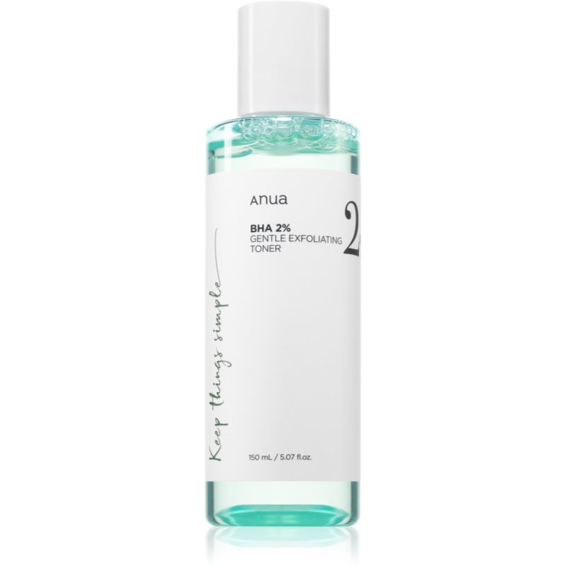 Anua BHA 2% Gentle Exfoliating Toner jemné exfoliační tonikum pro problematickou pleť, akné 150 ml