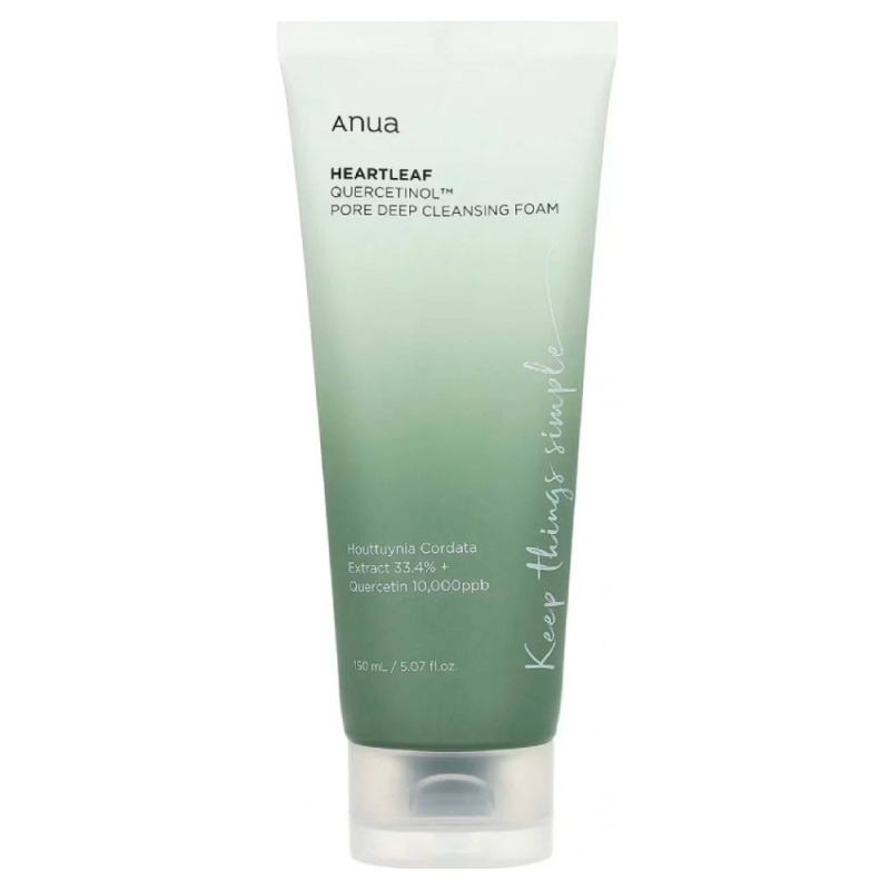 Anua Heartleaf Quercetinol Pore Deep Cleansing Foam čisticí pěna 150 ml