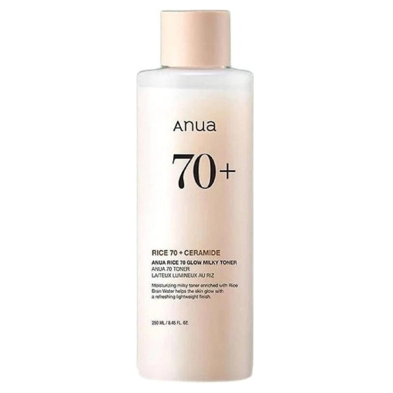 ANUA Rice 70 Hydratační pleťové tonikum s rýží 250 ml