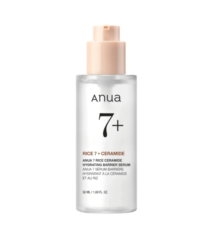 Anua Rice 7 Ceramide Hydrating Barrier Serum intenzivně hydratační pleťové sérum pro obnovu kožní bariéry 50 ml