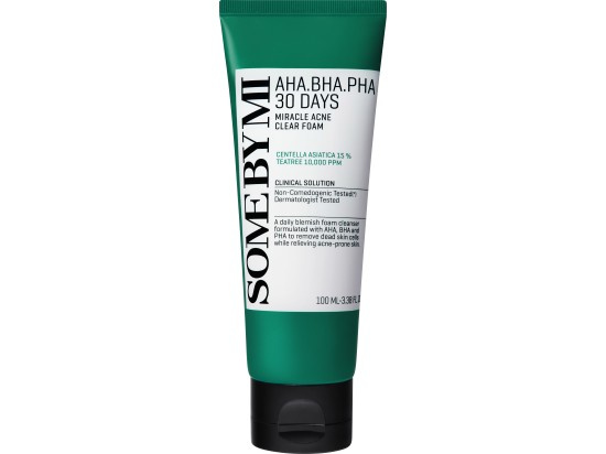 Some By Mi AHA∙BHA∙PHA 30 Days Miracle hloubkově čisticí pěna pro problematickou pleť, akné 100 ml