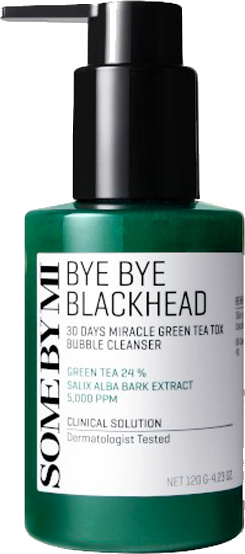Some By Mi Bye Bye Blackhead 30 Days Miracle aktivní čisticí pěna proti černým tečkám 120 g
