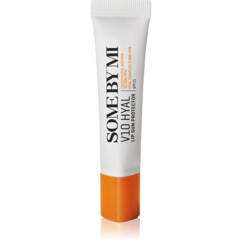Some By Mi V10 Hyal Lip Protector ochranný balzám na rty SPF 15 odstín Transparent 7 ml