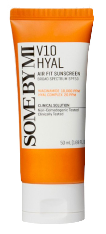 Some By Mi V10 Hyal Air Fit Sunscreen lehký ochranný krém na obličej SPF 50+ 50 ml