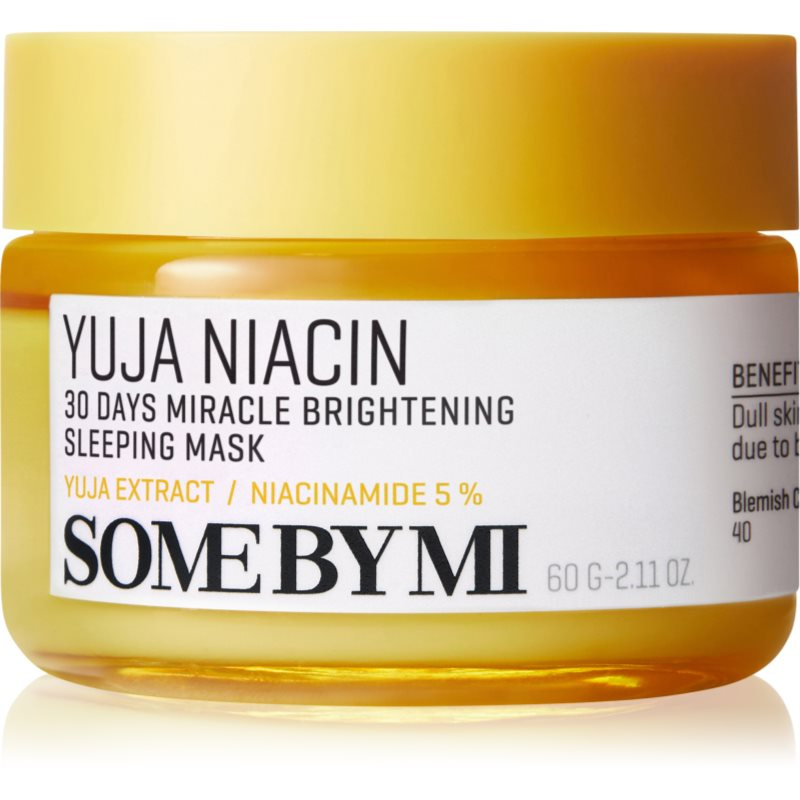 Some By Mi Yuja Niacin Brightening rozjasňující noční maska 60 g