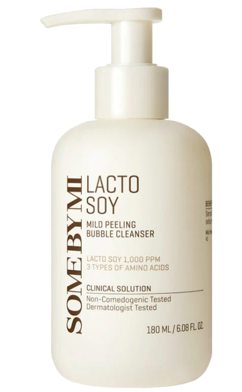 Some By Mi Lacto Soy Mild Bubble Peeling Cleanser jemný čisticí peeling pro citlivou pleť 180 ml