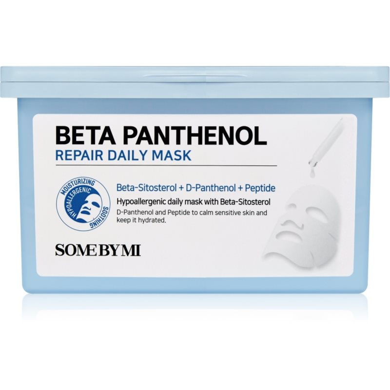 Some By Mi Beta Panthenol Repair zklidňující plátýnková maska velké balení 30 ks