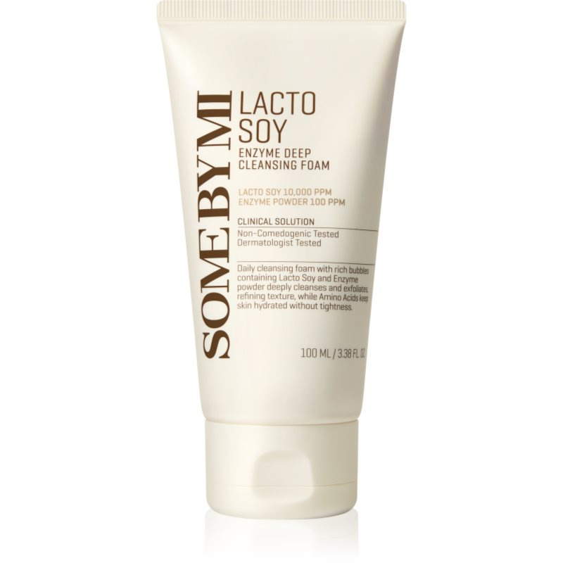 Some By Mi Lacto Soy Enzyme Deep Cleansing Foam hloubkově čisticí pěna se zklidňujícím účinkem 100 ml