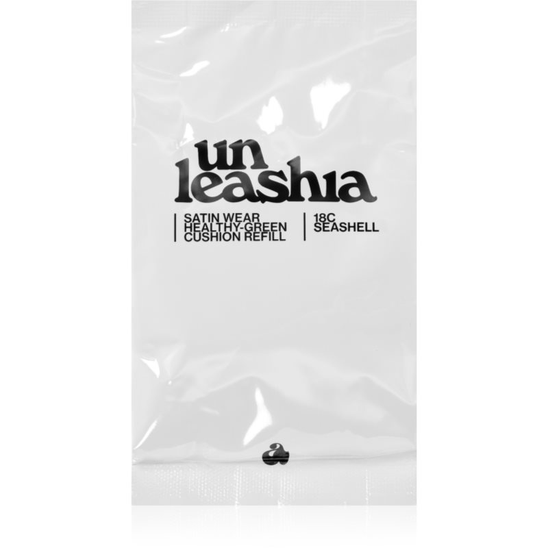 Unleashia Satin Wear Healthy Green Cushion Refill dlouhotrvající make-up v houbičce náhradní náplň odstín 18C Seashell 15 g