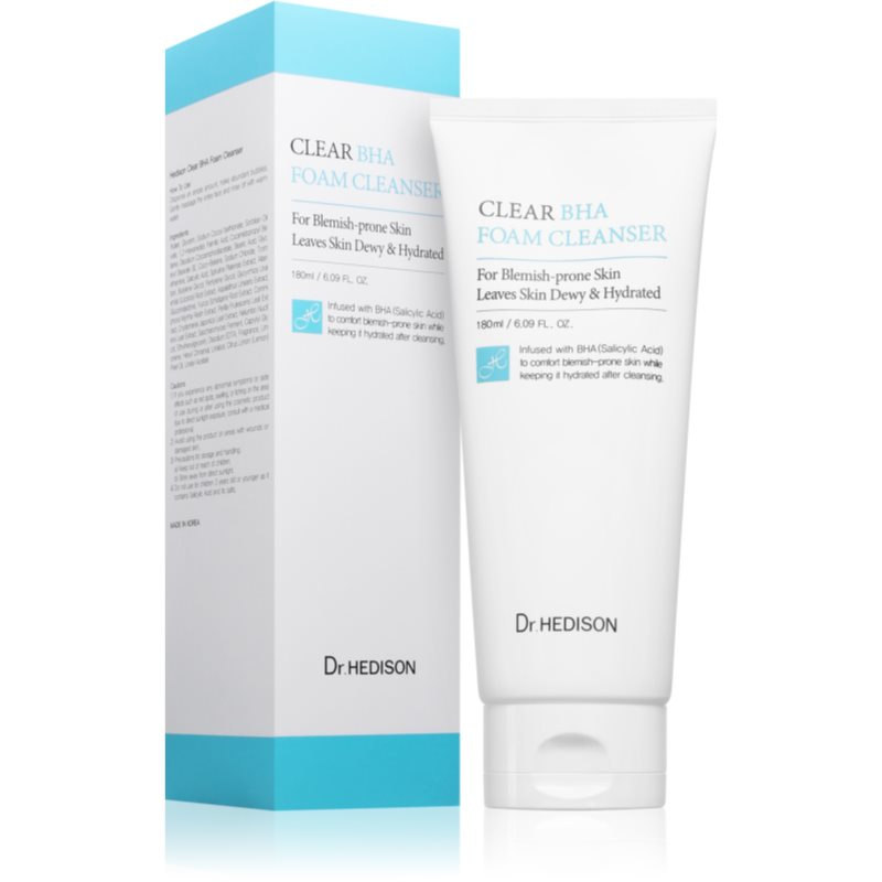 Dr. HEDISON Clear BHA Foam Cleanser hloubkově čisticí pěna pro rozjasnění pleti 180 ml