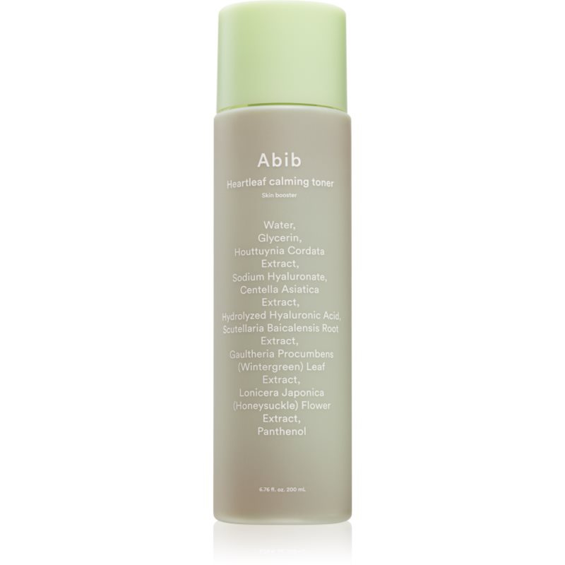 Abib Zklidňující pleťové tonikum Skin Booster Heartleaf (Calming Toner) 200 ml