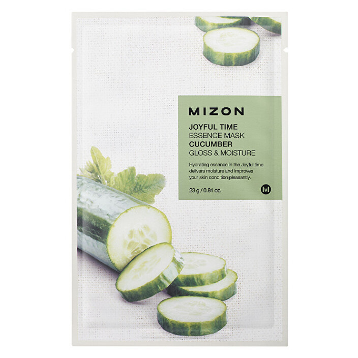 Mizon Joyful Time Cucumber plátýnková maska s rozjasňujícím a hydratačním účinkem 23 g
