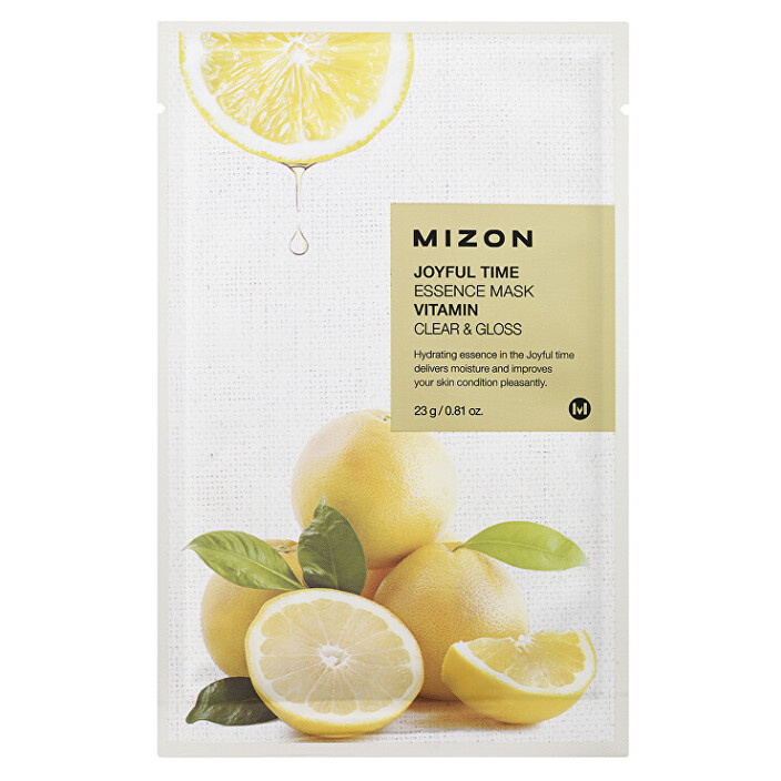 MIZON Joyful Time Plátýnková 3D maska s vitamínem C 23 g