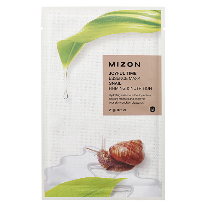MIZON Joyful Time Plátýnková 3D maska s filtrátem z hlemýždího extraktu 23 g