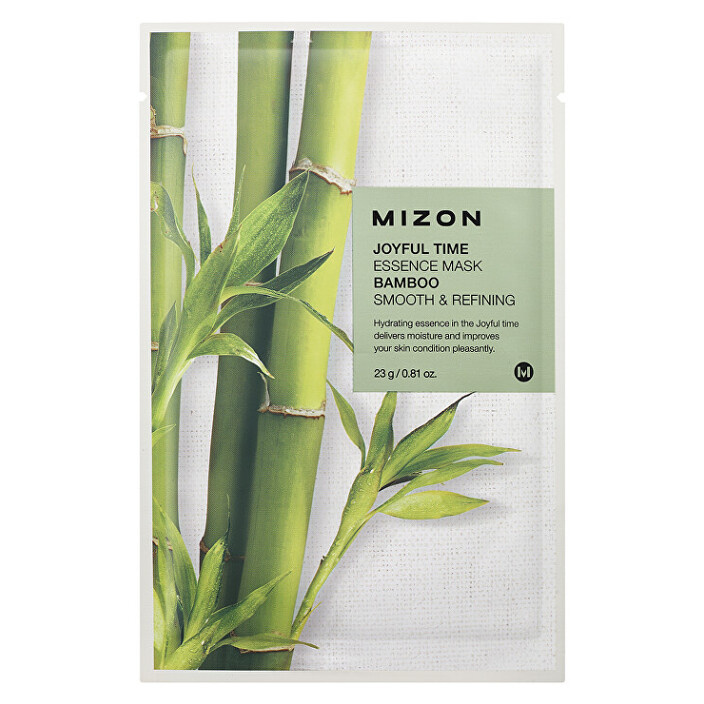 MIZON Joyful Time Plátýnková 3D maska s bambusem 23 g