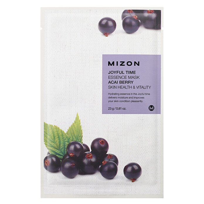 MIZON Joyful Time Plátýnková 3D maska s Acai Berry 23 g