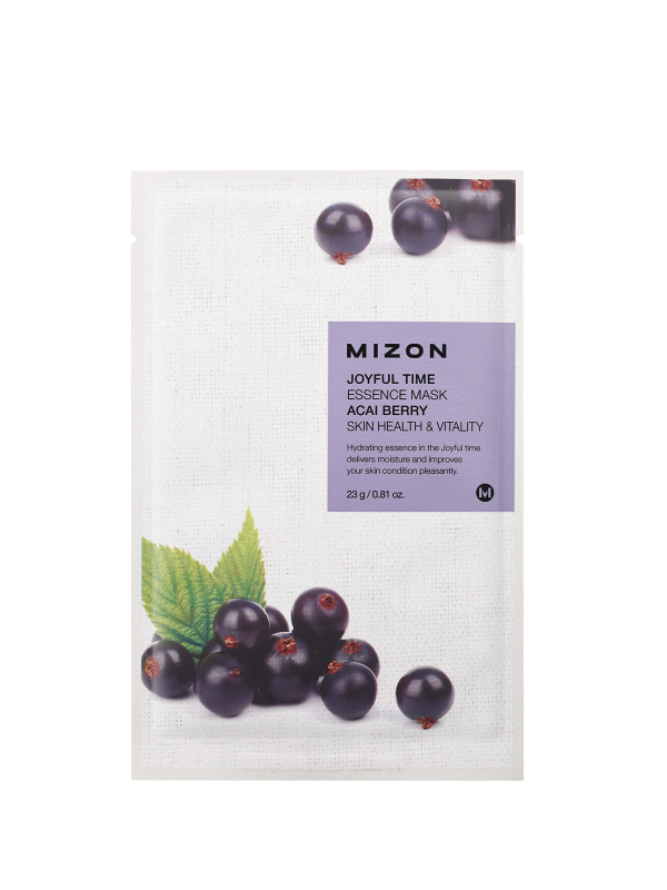 MIZON Joyful Time Plátýnková 3D maska s Acai Berry 23 g