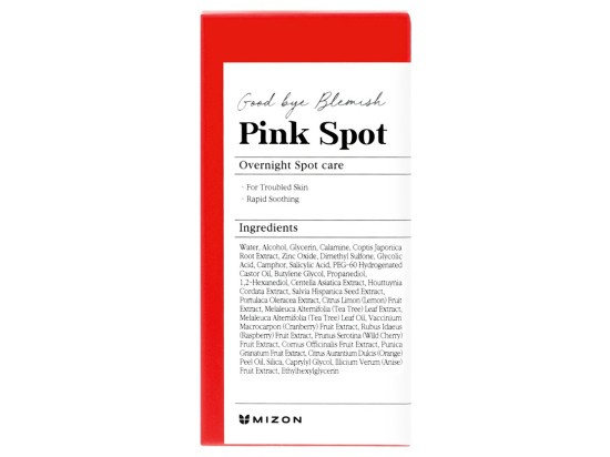 Mizon Good Bye Blemish Pink Spot lokální sérum s pudrem proti akné 19 ml