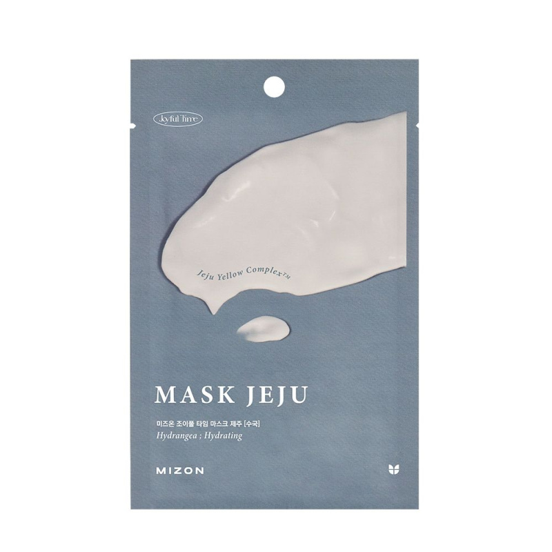Mizon Joyful Time Jeju Hydrangea hydratační plátýnková maska pro suchou pleť 23 g