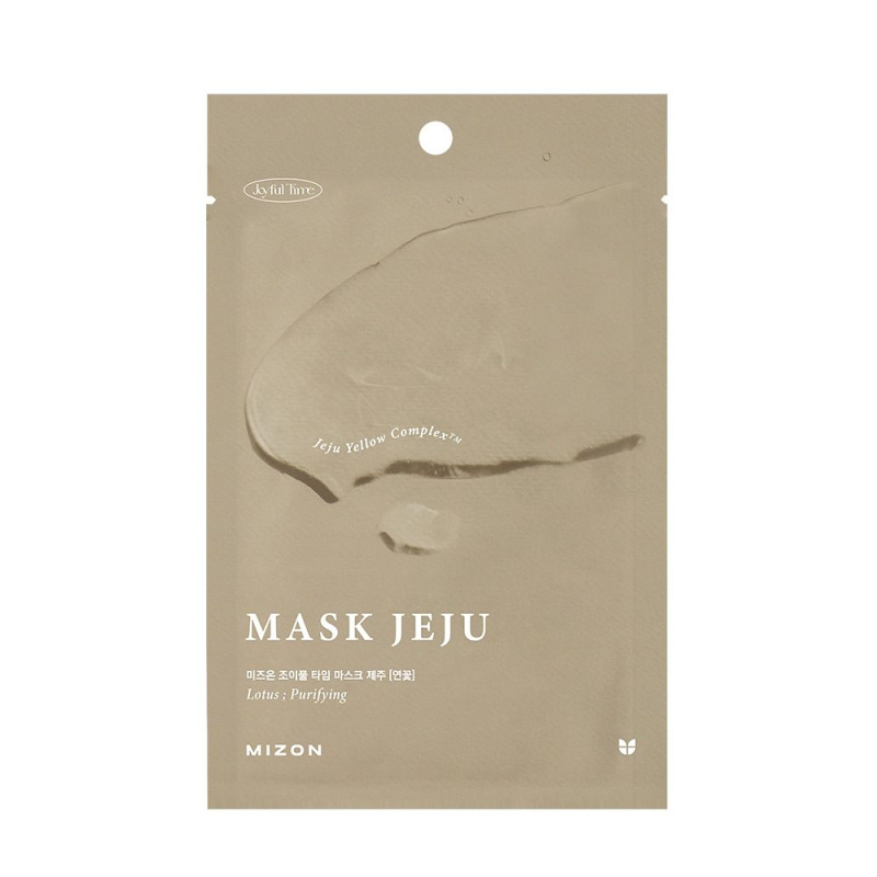 Mizon Joyful Time Jeju Lotus hydratační plátýnková maska pro čistou a zdravou pleť 23 g