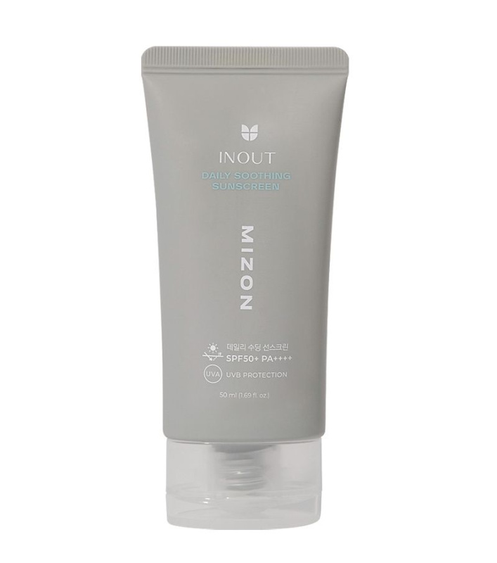 Mizon Inout Daily Soothing Sunscreen ultra lehký ochranný fluid se zklidňujícím účinkem SPF 50+ 50 ml