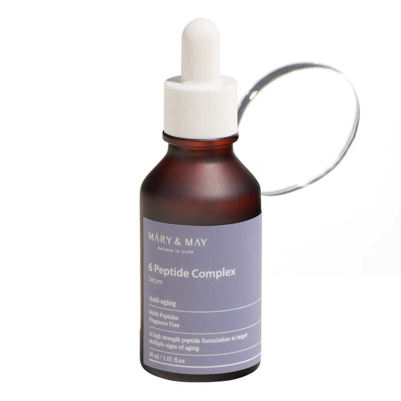 MARY & MAY 6 Peptide Complex intenzivně regenerační sérum s protivráskovým účinkem 30 ml