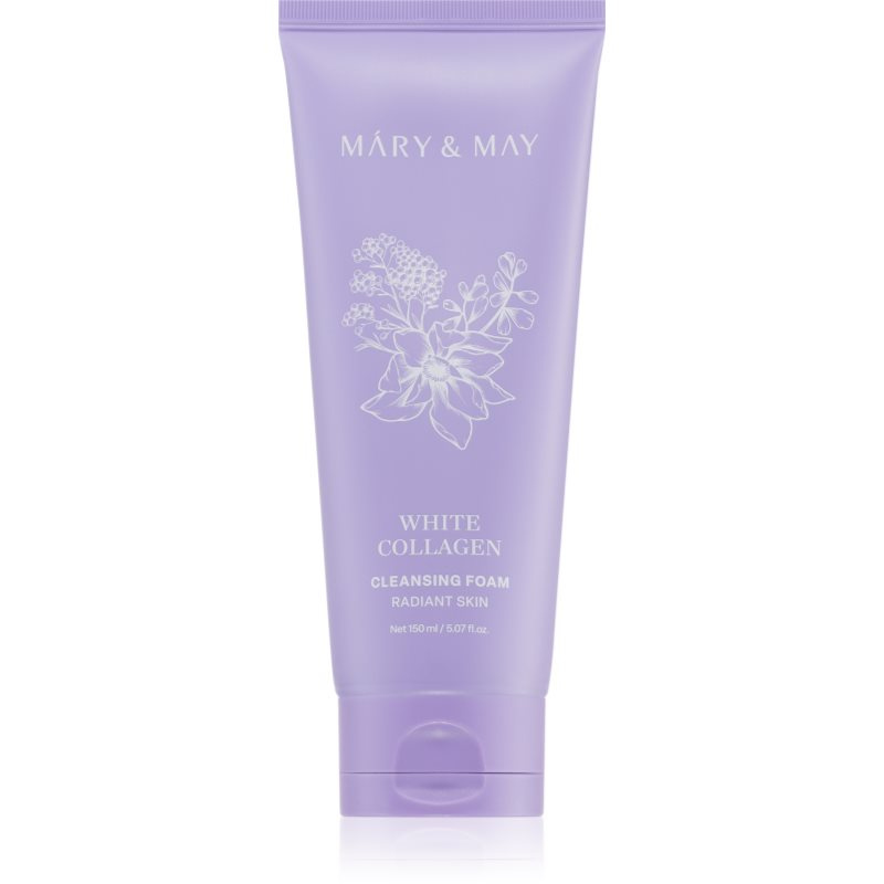 MARY & MAY Rozjasňující čisticí pěna White Collagen (Cleansing Foam) 150 ml