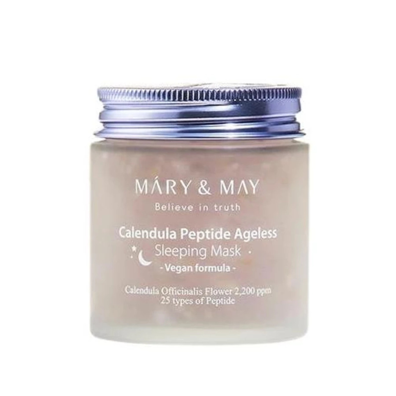 MARY & MAY Noční pleťová maska Calendula Peptide Ageless Sleeping Mask 110 g