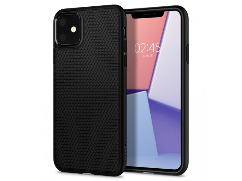 Spigen Liquid Air kryt iPhone 11 černý