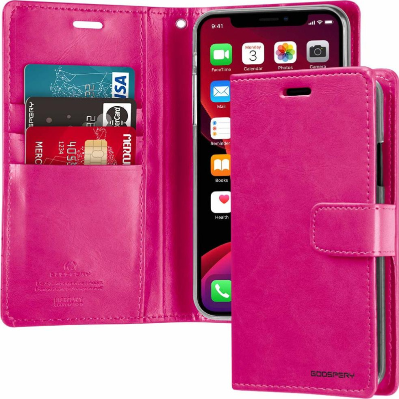 Mercury Pouzdro na iPhone 11 Pro - Mercury, Bluemoon Diary HOTPINK