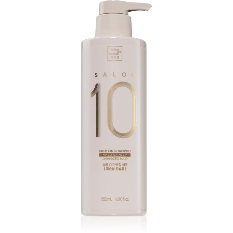 mise en scene Salon 10 Protein Shampoo For Extremely Damaged Hair proteinový šampon pro extrémně poškozené vlasy 500 ml