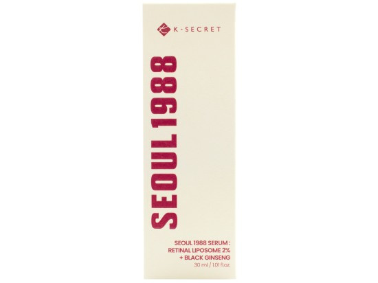 K-SECRET - SEOUL 1988 Retinal Liposome 2% + Black Ginseng  Sérum 30 ml