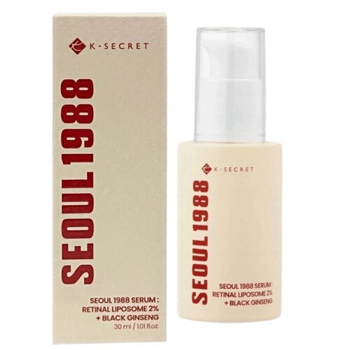 K-SECRET - SEOUL 1988 Retinal Liposome 2% + Black Ginseng  Sérum 30 ml
