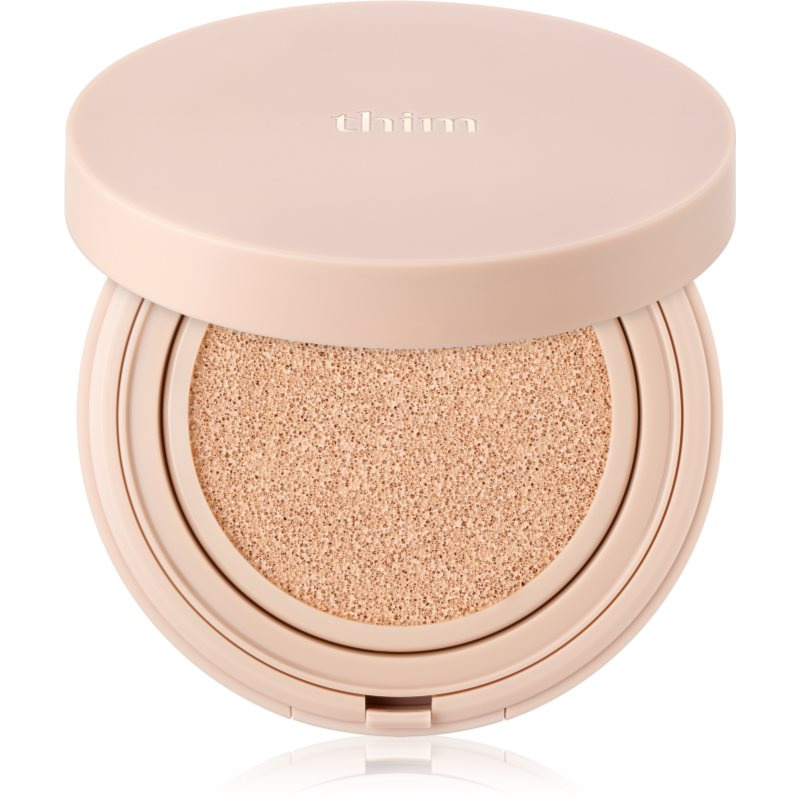 thim Luminous Skin Cushion dlouhotrvající make-up v houbičce pro rozjasnění a hydrataci odstín 19 Porcelain 15 g