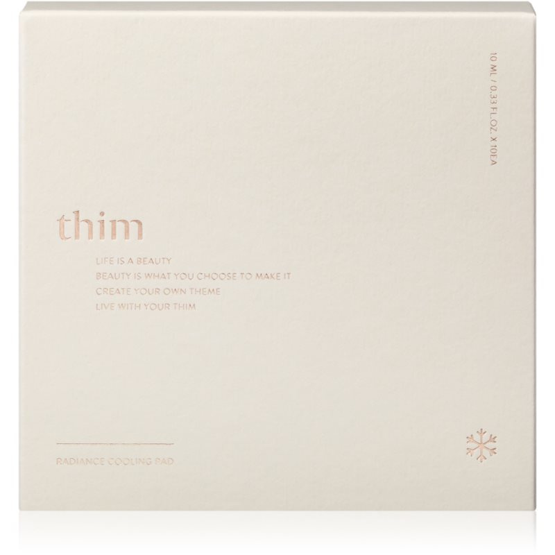 thim Radiance Cooling Pad tonizační polštářky s chladivým účinkem 10 ks