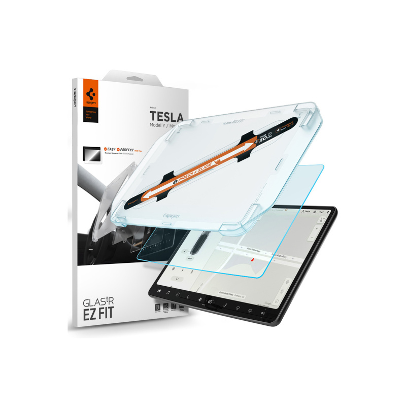 Spigen Tesla EZ Fit Anti Glare Screen Protector Model Y/3 AGL01086