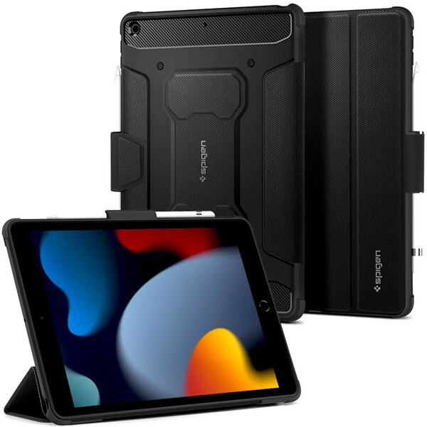 Spigen rugged armor ”PRO” IPAD 10.2" 2019 ACS01216 black Černá