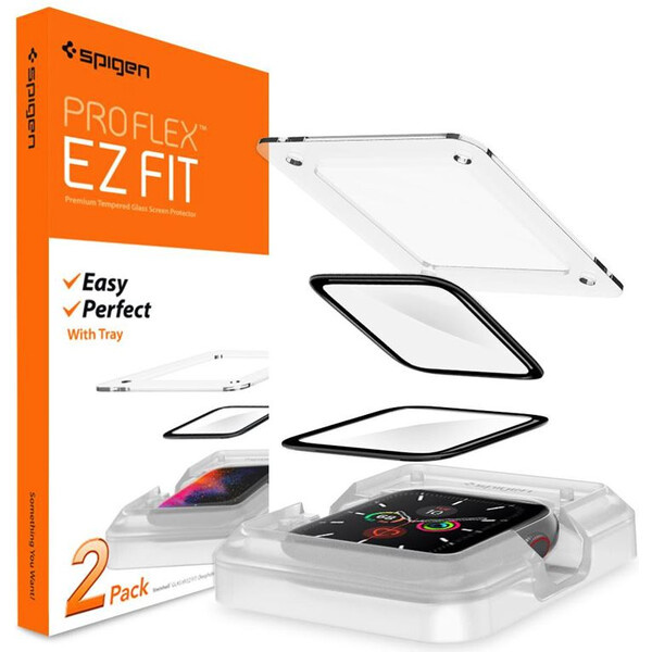 Spigen ProFlex EZ Fit 2 Pack sklo Apple Watch 6/SE/5/4 (40 mm)