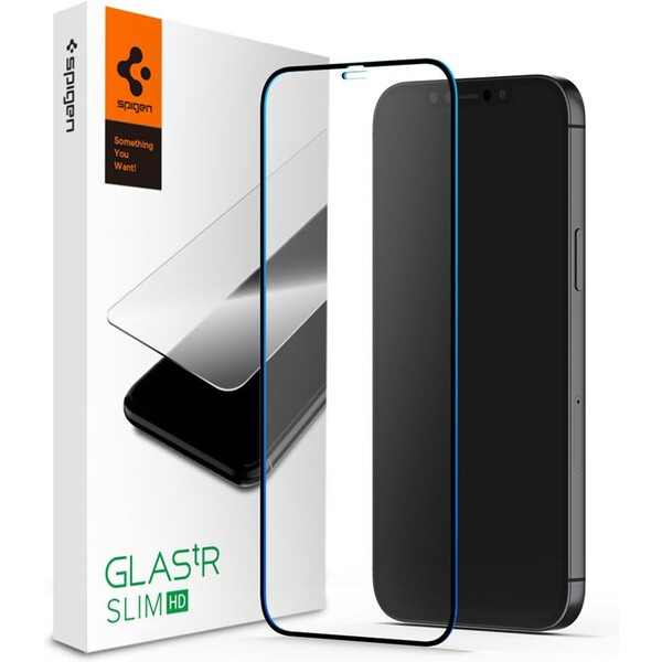 Spigen FC HD pro iPhone 12/12 Pro AGL01512 Černá