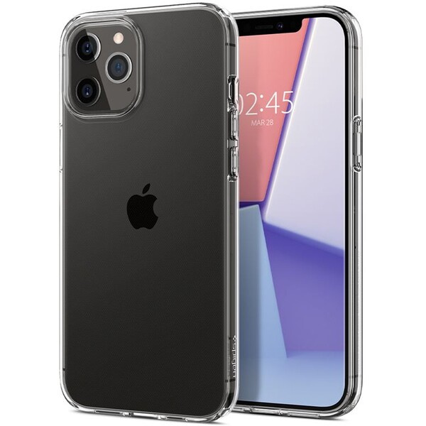 Spigen Liquid Crystal kryt iPhone 12 / 12 Pro čirý