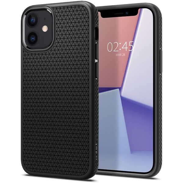 Spigen Liquid Air kryt iPhone 12 mini černý