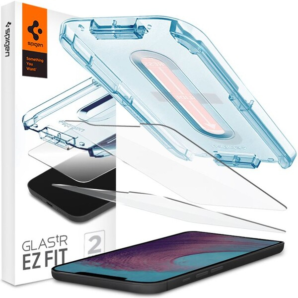 Spigen Glas tR EZ Fit tvrzené sklo iPhone 12 Pro Max 2 ks čiré