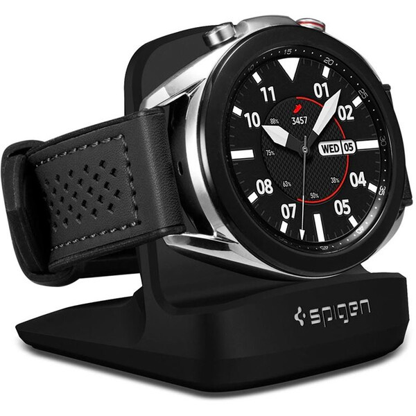 Spigen nabíjecí stojánek pro Samsung Galaxy Watch 3, černá AMP01859 Černá
