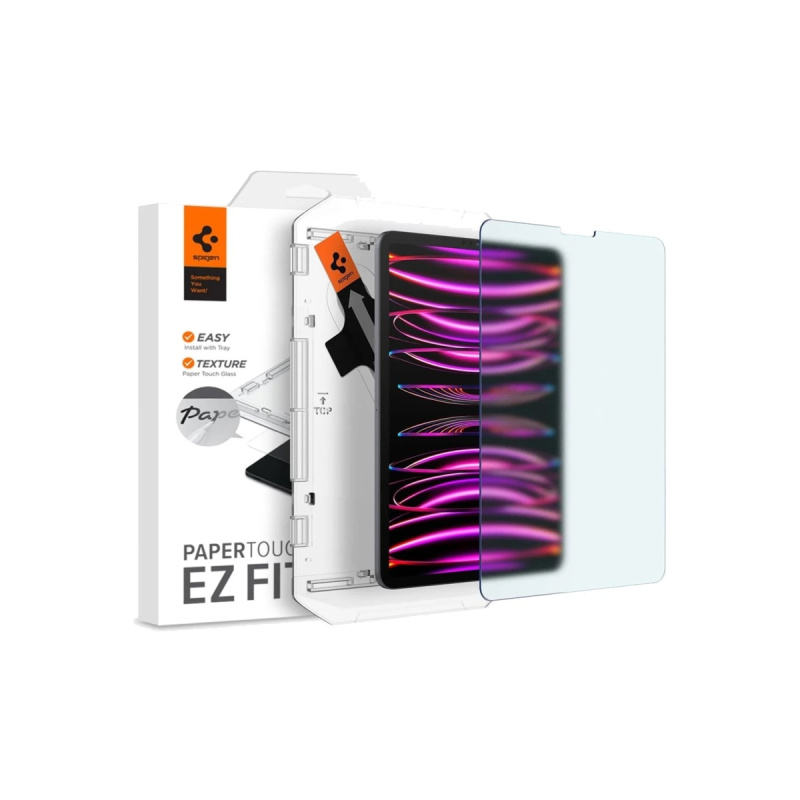 Spigen Glas.tR EZ-FIT ochrana displeje Apple iPad Air 4/5 2020/2022 / iPad pro 11 2020/2021 transparentní KF238549
