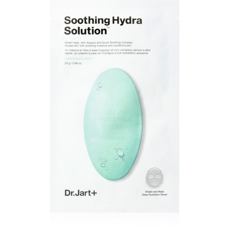 Dr. Jart+ Dermask™ Soothing Hydra Solution™ hydratační plátýnková maska 25 g