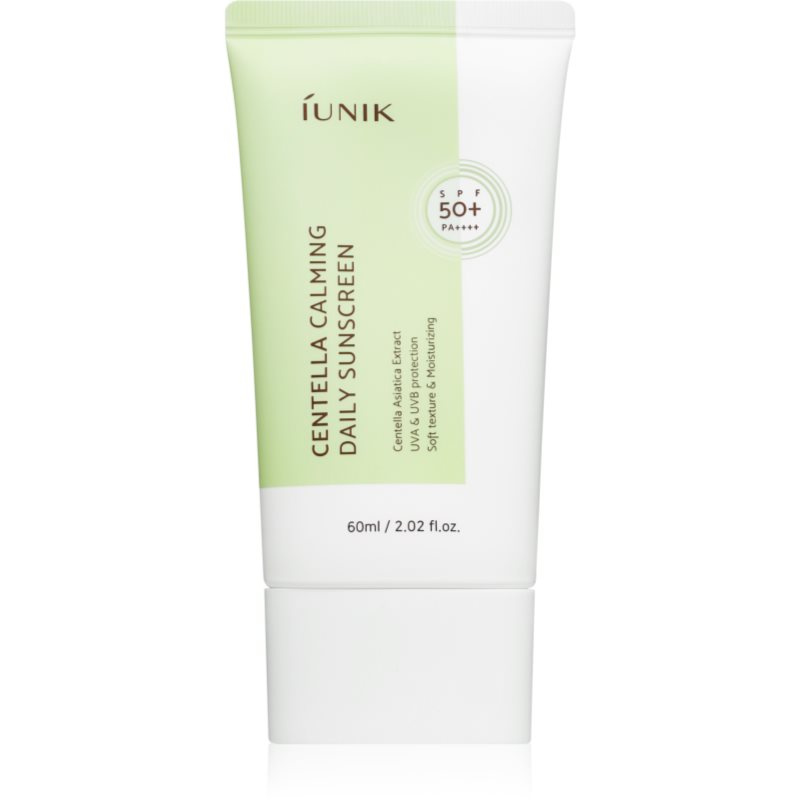 iUnik Centella Calming Daily Sunscreen zklidňující a ochranný krém SPF 50+ 60 ml