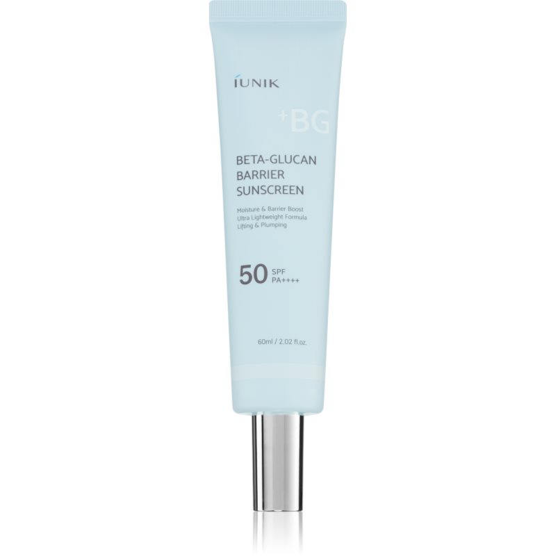 iUnik Beta Glucan Barrier Sunscreen obnovující a ochranný krém SPF 50+ 60 ml