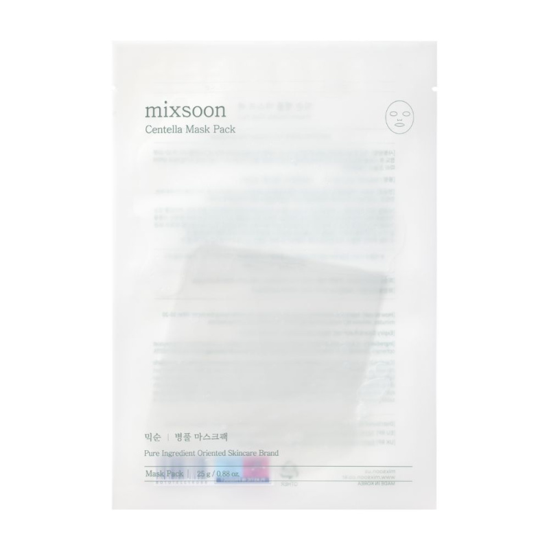 Mixsoon Centella Mask Pack plátýnková maska 25 g
