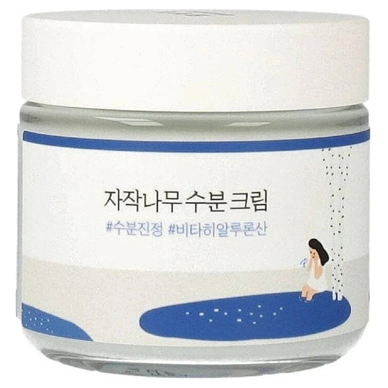 ROUND LAB Birch Juice Moisturizing Cream lehký hydratační krém pro obnovu kožní bariéry 80 ml